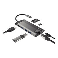 NATEC Natec Fowler Plus - dockningsstation - USB-C - HDMI - 1GbE