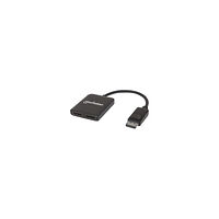 Manhattan Manhattan DisplayPort 1.2 to 2-Port DisplayPort 1.2 Splitter Hub with MST, 4K@30Hz, USB-A Powered, Video Wall Function,...