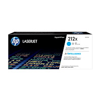 Hewlett-Packard HP 212X - Lång livslängd - cyan - original - LaserJet - tonerkassett (W2121X)