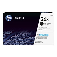 Hewlett-Packard HP 26X - Lång livslängd - svart - original - LaserJet - tonerkassett (CF226X)