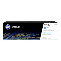 Hewlett-Packard HP 203X - Lång livslängd - cyan - original - LaserJet - tonerkassett (CF541X)