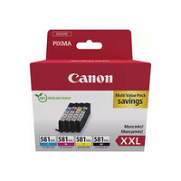 CANON Canon CLI-581XXL C/M/Y/BK Multi Pack - 4-pack - XXL-storlek - svart, gul, cyan, magenta - original - bläcktank
