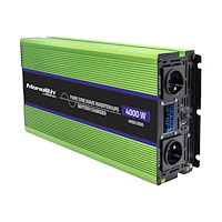 Qoltec Qoltec Monolith - DC till AC-inverterare / batteriladdare / UPS - ren sinusvåg, LCD - 2000 Watt