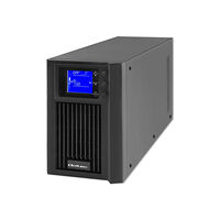 Qoltec Qoltec - UPS - oförändrad, online, ren sinusvåg, LCD - 1600 Watt - 2000 VA