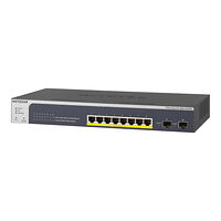 Netgear NETGEAR Smart GS510TPP - switch - 8 portar - smart - rackmonterbar