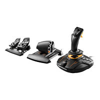 ThrustMaster ThrustMaster T.16000M FCS Flight Pack - styrspak, gas och pedaler - kabelansluten