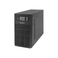 Qoltec Qoltec - UPS - effektfaktor 1,0, LCD, EPO, online - 3000 Watt - 3000 VA