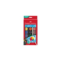 FABER-CASTELL Vattenfärg FABER 21 färger inkl pensel
