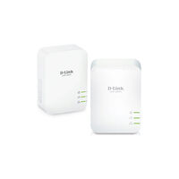 D-Link D-Link PowerLine AV2 1000 HD Gigabit Starter Kit DHP-601AV - PowerLine adaptersats - vägginsticksbar