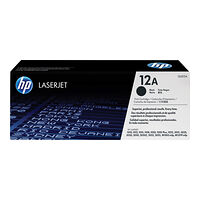 Hewlett-Packard HP 12A - svart - original - LaserJet - tonerkassett (Q2612A)