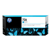 Hewlett-Packard HP 728 - cyan - original - DesignJet - bläckpatron