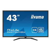 Iiyama iiyama ProLite X4373UHSU-B1 - LED-skärm - 4K - 43" - HDR