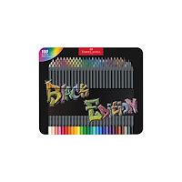 FABER-CASTELL Färgpenna Black Edition tunn 100/fp