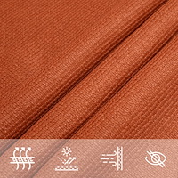 vidaXL Solsegel 160 g/m² fyrkantig orange 4,5x4,5 m HDPE