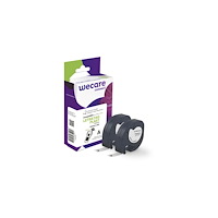 Wecare Tape WECARE Plast 12mmx4m sv på vit 2/fp