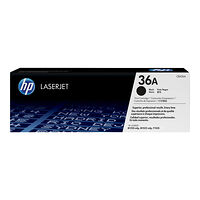 Hewlett-Packard HP 36A - svart - original - LaserJet - tonerkassett (CB436A)