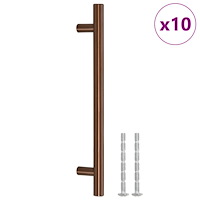 vidaXL Skåphandtag 10 st brons 160 mm rostfritt stål