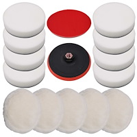 vidaXL Polerset 14 delar 180 mm