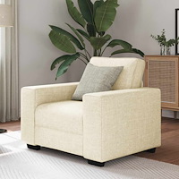 vidaXL Soffstol 60 cm linne