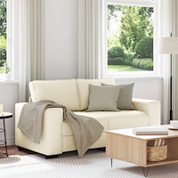vidaXL 2-sitssoffa 120 cm linne