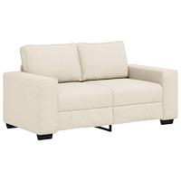 vidaXL 2-sitssoffa 120 cm linne