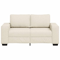 vidaXL 2-sitssoffa 120 cm linne