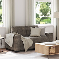vidaXL Soffa Loveseat Mörkgrå 120 cm Konstläder