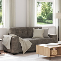 vidaXL Loveseat Soffa Mörkgrå 140 cm Konstläder