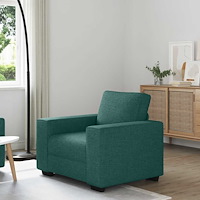 vidaXL Soffstol mörkgrön 60 cm tyg