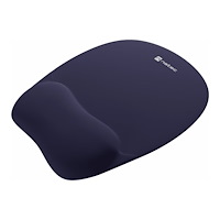 NATEC Natec Chipmunk - mustablett med handledskudde