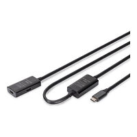 Digitus DIGITUS - USB-förlängningskabel - 24 pin USB-C till 24 pin USB-C - 10 m