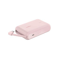 Belkin Belkin BoostCharge strömförsörjningsbank - med integrerad kabel - 24 pin USB-C - 20 Watt