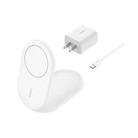 Belkin Belkin BoostCharge trådlöst laddställ - magnetisk, hopfällbar, med Qi2 - + växelströmsadapter - 15 Watt