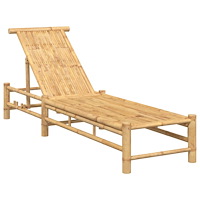 vidaXL Solsäng 55x199x30 cm bambu