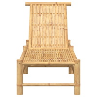 vidaXL Solsäng 55x199x30 cm bambu