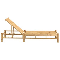 vidaXL Solsäng 55x199x30 cm bambu