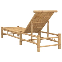 vidaXL Solsäng 55x199x30 cm bambu