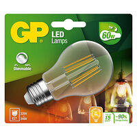 GP GP - LED Lamp Classic Filament, E27, DIM, 7W (60W), 806lm