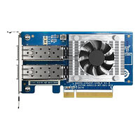 QNAP QNAP QXG-25G2SF-CX6 - nätverksadapter - PCIe 4.0 x8 - 25 Gigabit SFP28 x 2