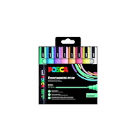 POSCA Uni Posca PC-5M, 8 st. Soft Colors  (401675)