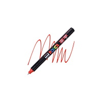 POSCA POSCA penna PC-1 MR, akryl, röd, rund spets