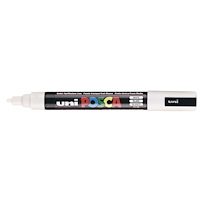 POSCA POSCA penna PC-5M, akryl, vit, rund spets