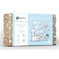 Connetix Connetix - Clear Starter Pack 34 Pieces - (CT-C-00034-ST)