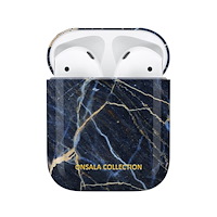 ONSALA COLLECTION Airpods Fodral 1st and 2nd Generation Black Galaxy Marble