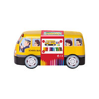 FABER-CASTELL Faber-Castell CONNECTOR School Bus - fiberspetspenna - olika klara färger (paket om 33)