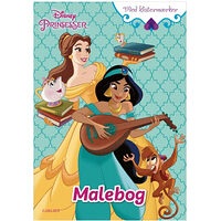 Carlsen Carlsen - Coloring book with stickers - Disney Princess