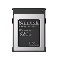 SANDISK PRO-CINEMA CFexpress 320GB 1700MB/s 1500MB/s