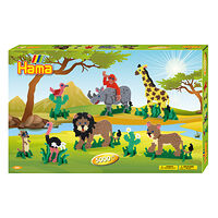 HAMA beads HAMA - Midi Beads -  Giant Gift Box - Safari (3041)