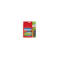 FABER-CASTELL Faber-Castell Promo Pack - sats med färg- och blyertspennor - blandfärger - 24 delar