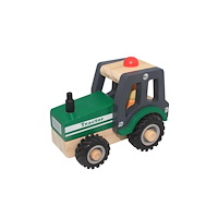 Magni Magni - Wooden tractor with rubber wheels (3895)
